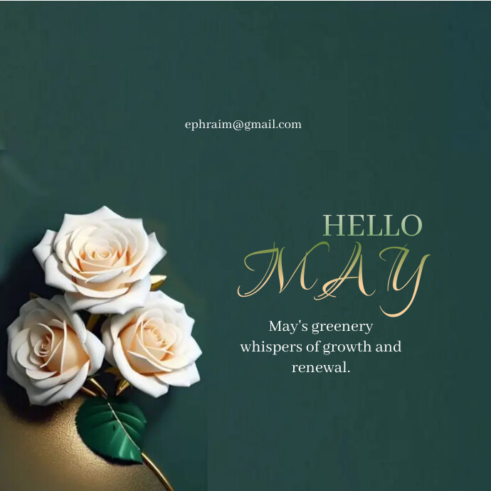 hello may Template | PosterMyWall