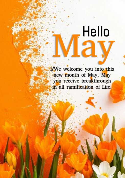 Copy of Hello May | PosterMyWall