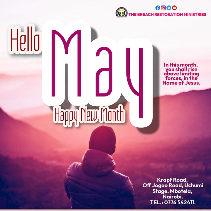 Hello May Template | PosterMyWall