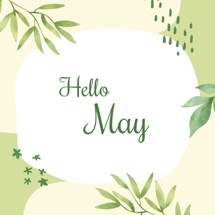 hello may Template | PosterMyWall