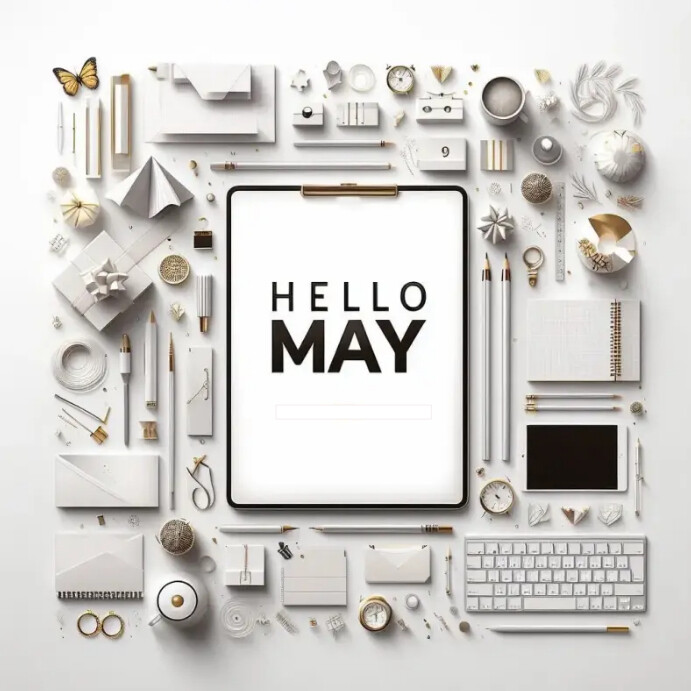 Hello May Template | PosterMyWall