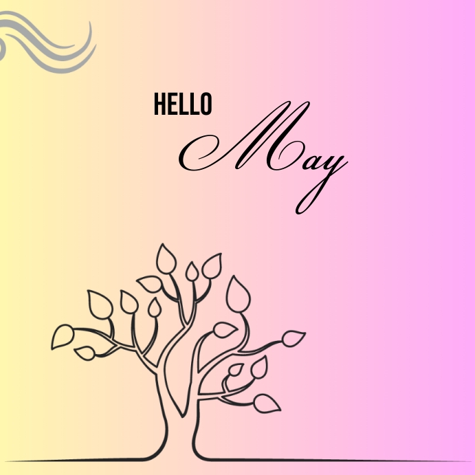 Hello May Template | PosterMyWall