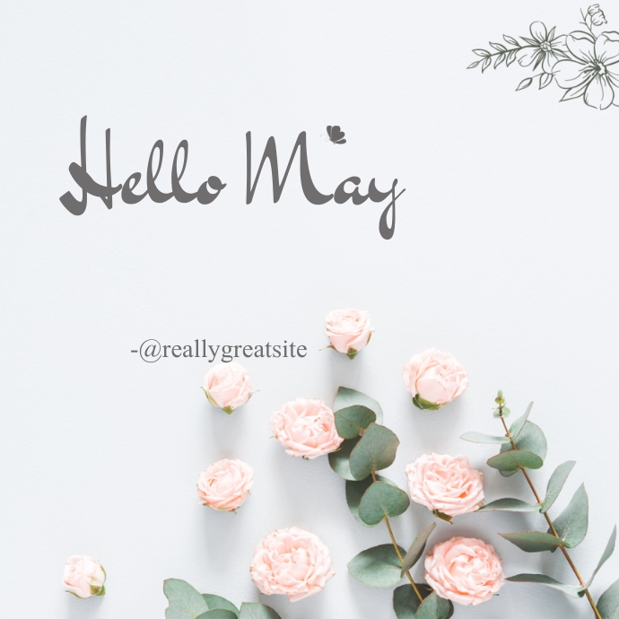 Hello may Template | PosterMyWall
