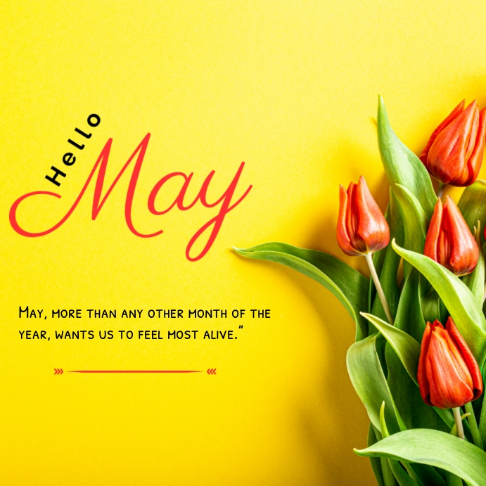 Hello may Template | PosterMyWall