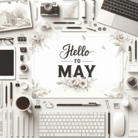 hello may Template | PosterMyWall