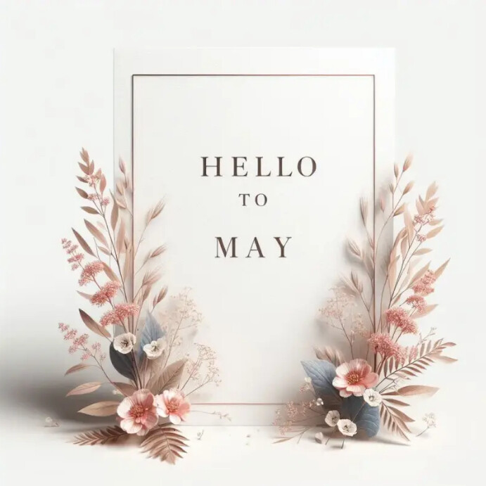 Hello May Template | PosterMyWall