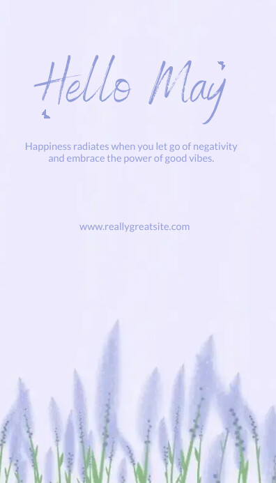 Hello May Business Card template