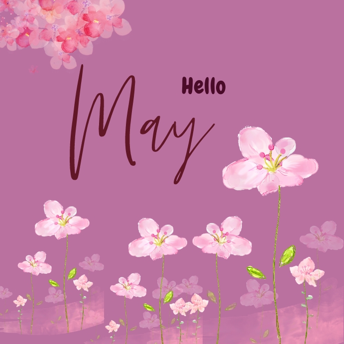 hello may Template | PosterMyWall