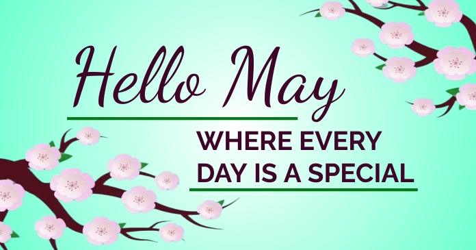 Hello May Template | PosterMyWall