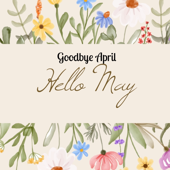 Hello May Greeting Template | PosterMyWall