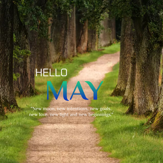 Copy of Hello May Instagram Post | PosterMyWall