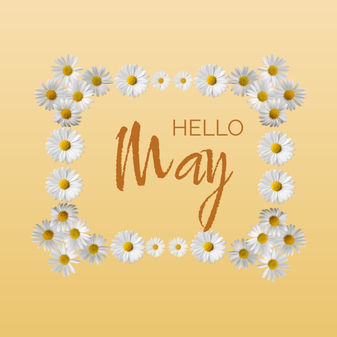 Hello May Instagram Post Template | PosterMyWall