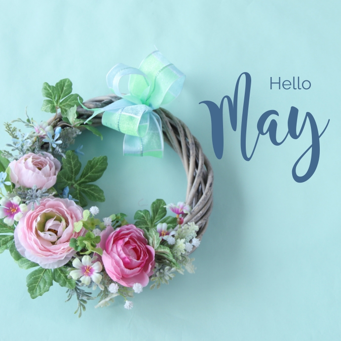 Plantilla de Hello May Instagram Post | PosterMyWall