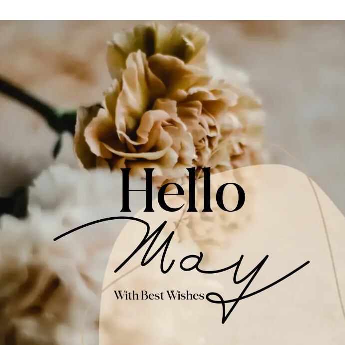 Hello may Instagram post Template | PosterMyWall