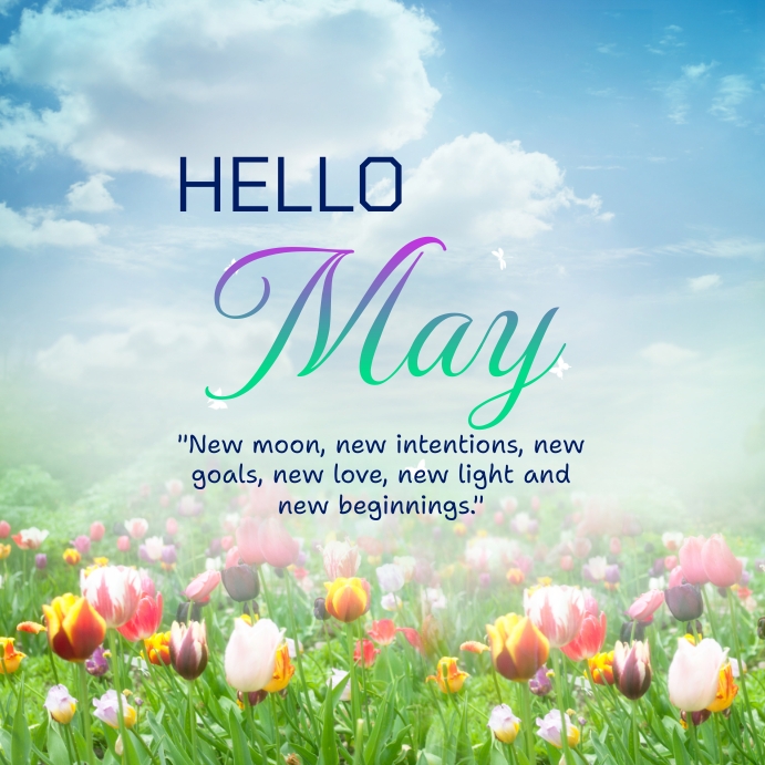 Plantilla de Hello May Instagram Post | PosterMyWall