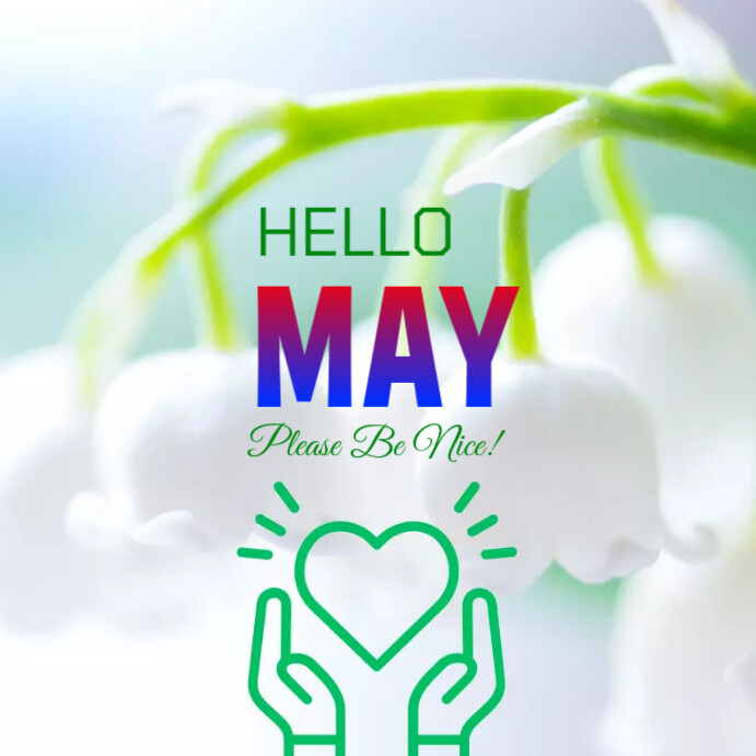 Hello May Instagram Post Template | PosterMyWall