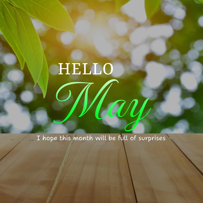 Hello May Instagram Post Template | PosterMyWall