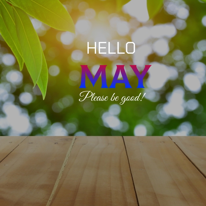 Plantilla de Hello May Instagram Post | PosterMyWall
