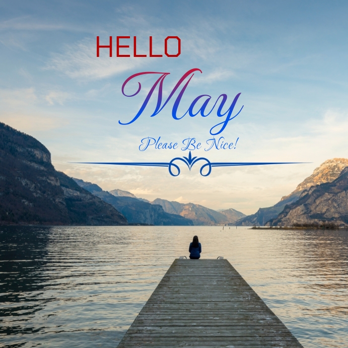 Plantilla de Hello May Instagram Post | PosterMyWall
