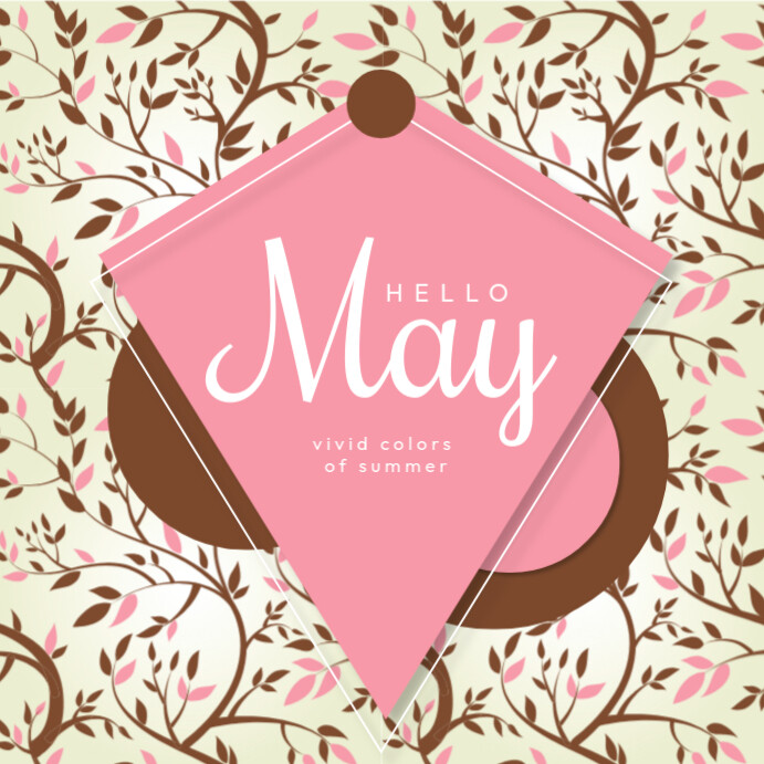 Hello May Template | PosterMyWall