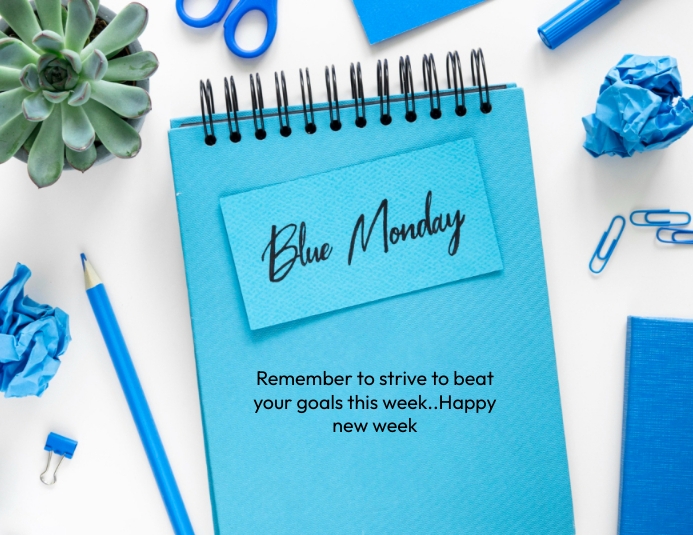 hello monday Flyer (format US Letter) template