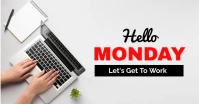 Hello Monday Facebook Shared Image template