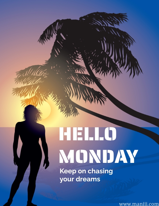 Hello Monday Template | PosterMyWall