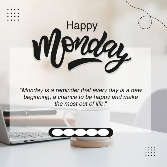 Hello Monday Templat | PosterMyWall