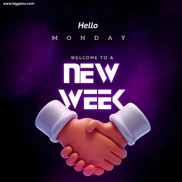 Copy of Hello monday | PosterMyWall