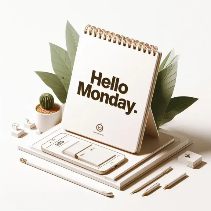 Hello Monday Template PosterMyWall