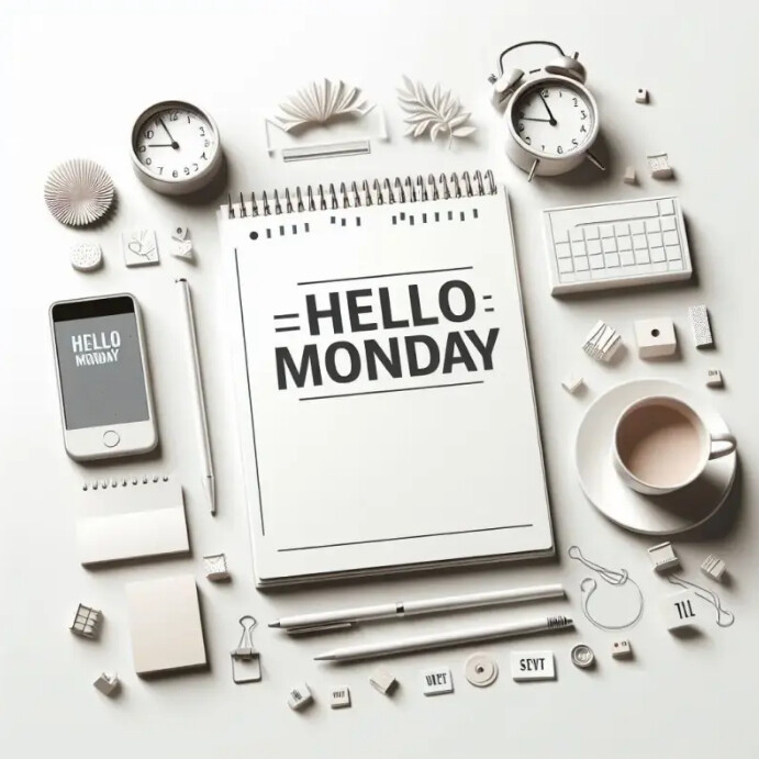 Hello Monday Template PosterMyWall
