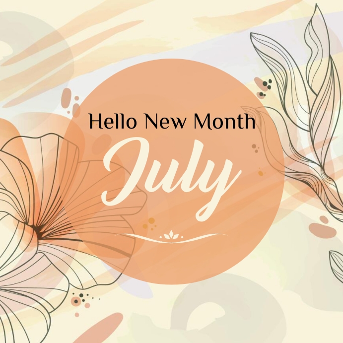 Hello Month 2 Plantilla de hello new month | PosterMyWall