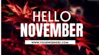 Hello November Affichage numérique (16:9) template