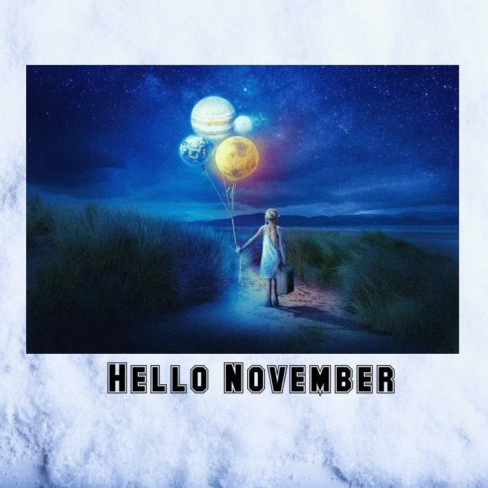 Hello november Template | PosterMyWall