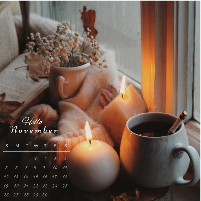 Hello November Template | PosterMyWall