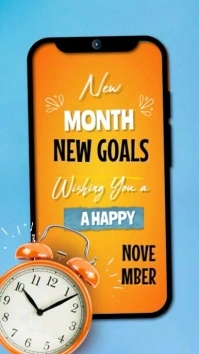 Hello November Instagram Story template