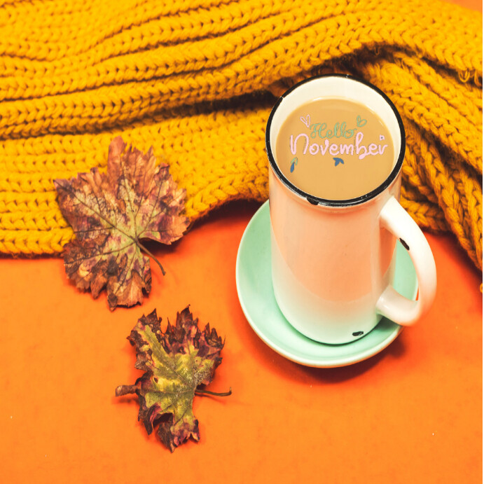 Hello November Instagram Post Template | PosterMyWall