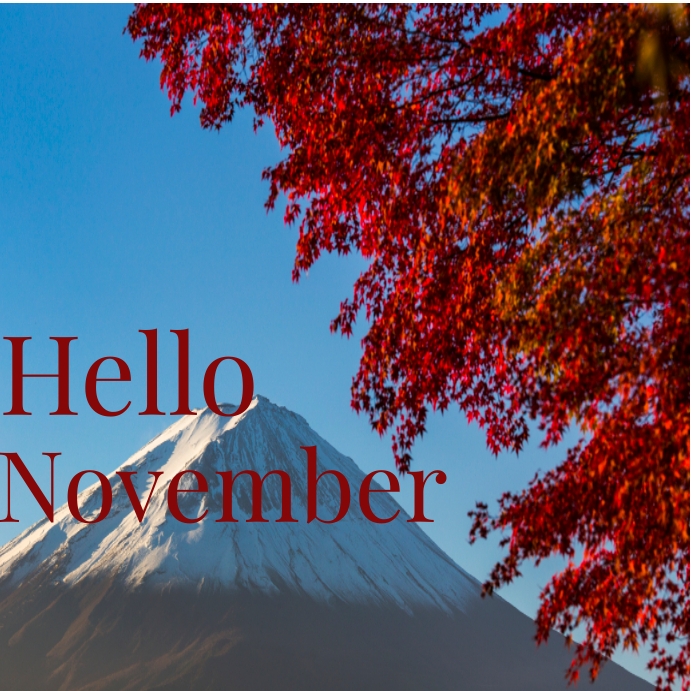 Hello November Instagram post template | PosterMyWall