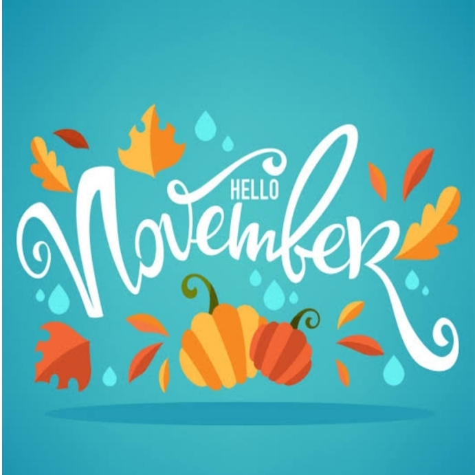November 1 Posts Hello November Instagram Post template. | PosterMyWall