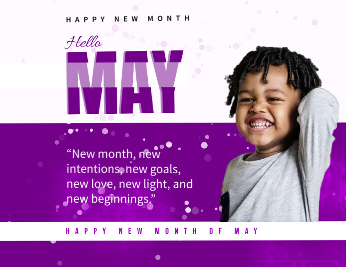 Hello October! Happy New Month October, Greet Pamflet (VSA Brief) template