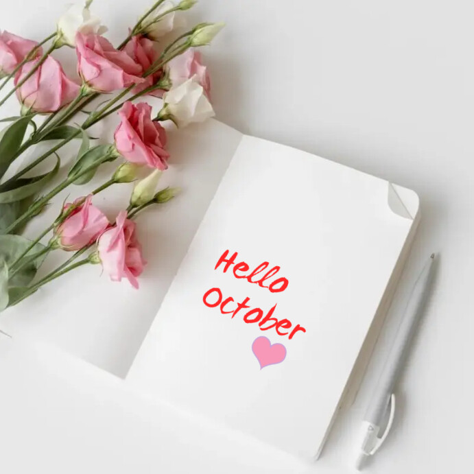 Hello October Template | PosterMyWall