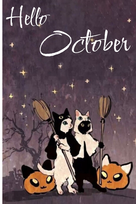 Hello October Template PosterMyWall