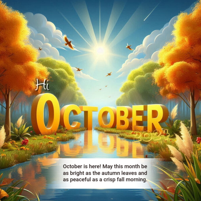 Hello October Activity Copy of Hello October | PosterMyWall