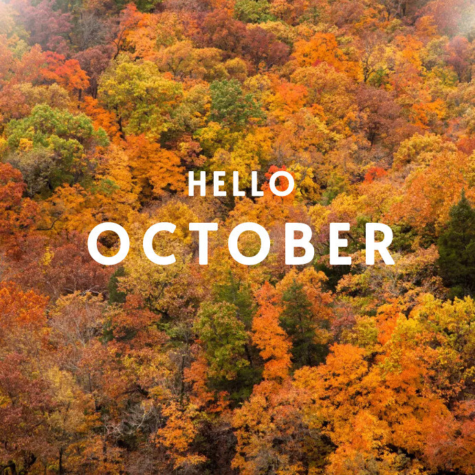 Hello october Template | PosterMyWall