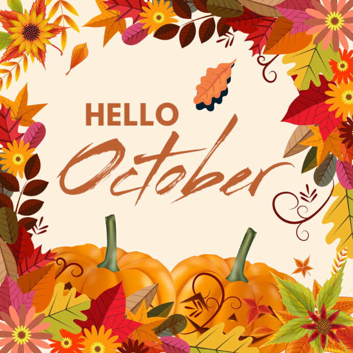 Hello October Activity Copy of Hello October | PosterMyWall