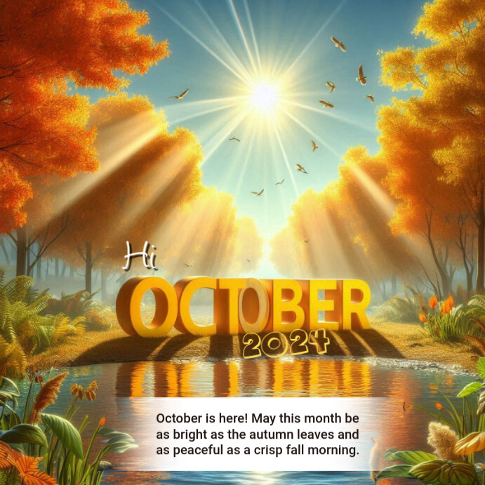 Copy of Hello October | PosterMyWall
