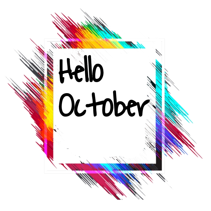 Hello October Header Image Hello October Template | PosterMyWall
