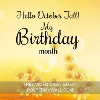 Hello October Video (1) Template | PosterMyWall