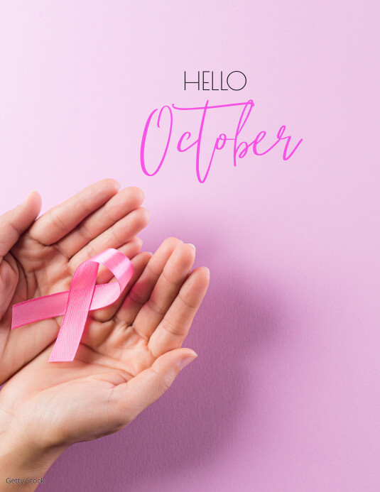 Hello October Flyer Template | PosterMyWall