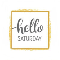 Hello Saturday Greeting Instagram motivation post template